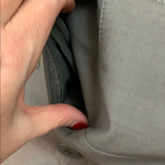 Badgley Mischka Gray Wool Blend Blazer - Picture 6 of 7